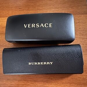 Versace and Burberry Glasses cases only